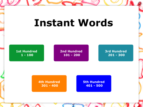 Screenshot #1 for Instant Words by Teach Speech Apps