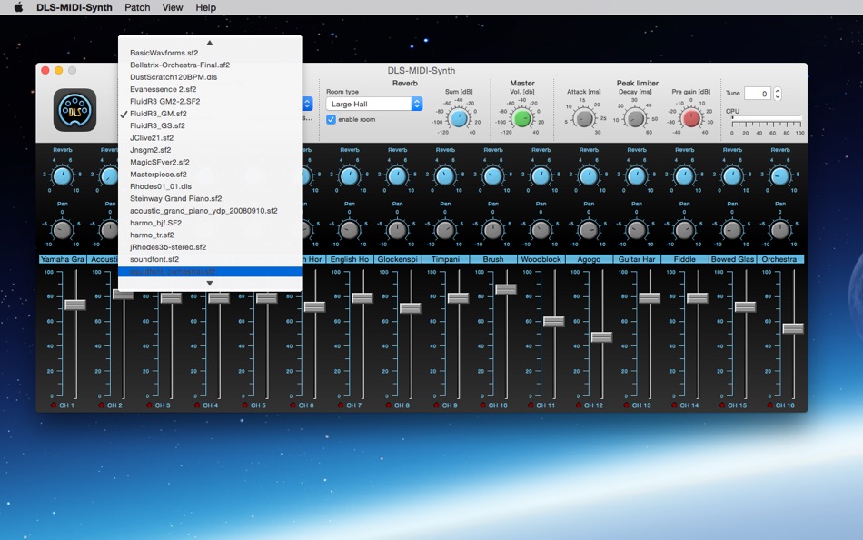 #4. DLS-MIDI-Synth (macOS) Podle: A.S. Software