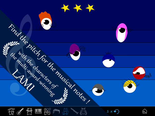 ‎LAMI find notes: Children's Ear Training ! Music for kids Screenshot