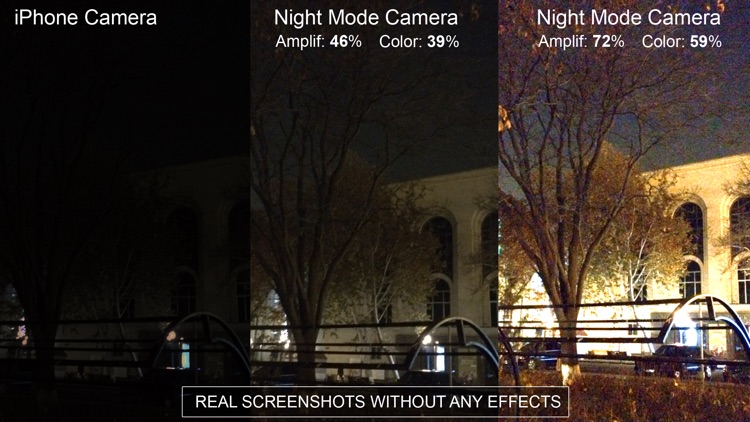 Night Vision” (Photos and Videos in low light)