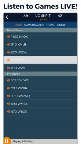 Game screenshot Pro Football Radio & Live Scores mod apk