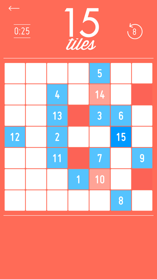 #1. 49 tiles (iOS) 由: Y A QU A