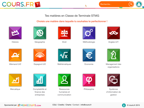Screenshot #4 pour Cours.fr TSTMG