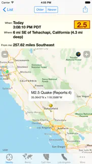 ifeltthat earthquake iphone screenshot 2