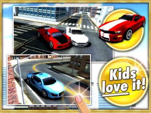筋肉のストリートロッドとクラシックレースカーと子供と青少年のために3Dでの車のパズルゲームコレクションレーシングのおすすめ画像2