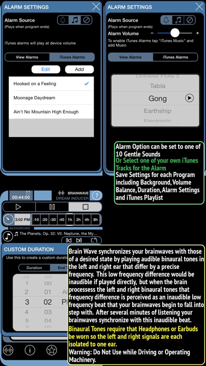 Brain Wave Dream Inducer ™ - 5 Dream Inducing Binaural Brainwave Entrainment Programs with Ambient Nature Sounds and iTunes Music