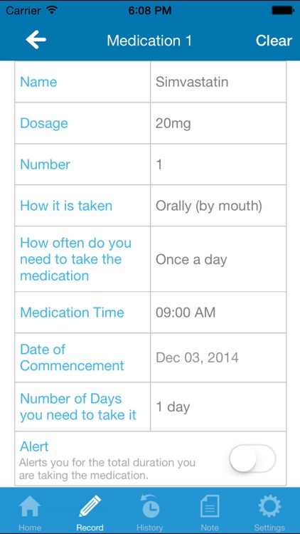 My Medication Diary
