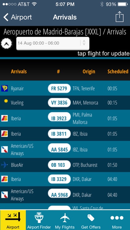 Madrid Airport (MAD) Flight Tracker - Aeropuerto de Madrid Barajas