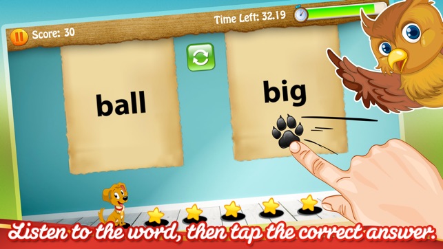 Sight Words Puppy Dash: Vocabulary & Dolch Words Reading & S(圖3)-速報App