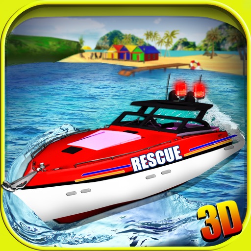 Power Boat Rescue Simulator 3D iOS App