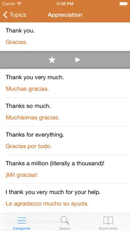 Game screenshot Spanish Phrasebook: Conversational Spanish apk
