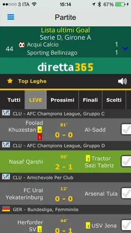 Game screenshot Diretta365 - Football Livescores apk
