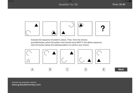 Logical (Abstract) Reasoning Test screenshot 4