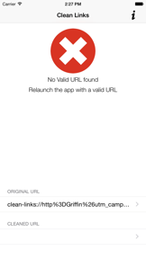Clean Links screenshot