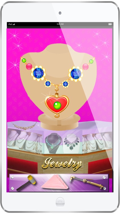 Little girls Jewelry Shop game - Learn how to make, decorate & repair jewelry in this kids learning game screenshot-3