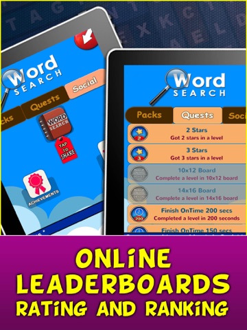 Words Search Free iPad screenshot