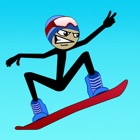 Stickman Snowboard - snows up for top snowboarding games heads icon