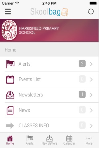 Harrisfield Primary School - Skoolbag screenshot 2