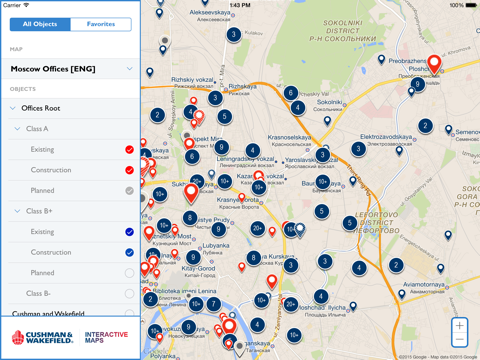 Cushman & Wakefield Maps screenshot 2