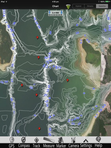 Lake Texoma GPS Charts Pro screenshot 3