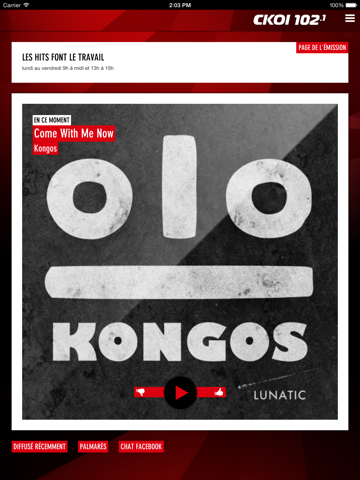Screenshot #4 pour CKOI 102.1