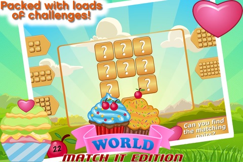 Kids Fun Cupcake Match It! Game - Cupcake World Match It! Games Edition screenshot 4