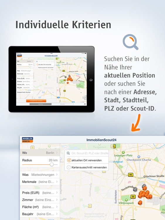 Immobilien Scout24 for iPad