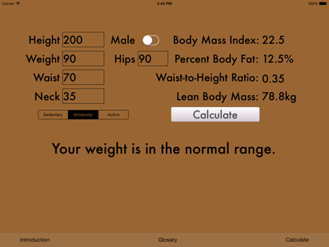 BMI & Body Fat screenshot 3