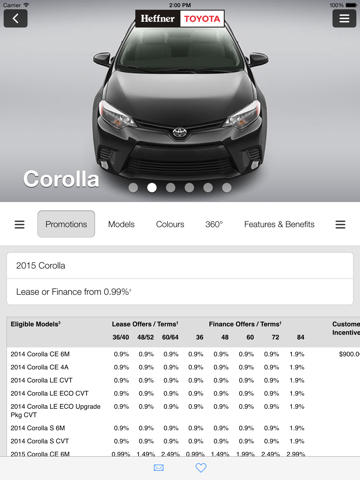 Heffner Toyota for iPad - Kitchener Waterloo Car Dealer screenshot 2