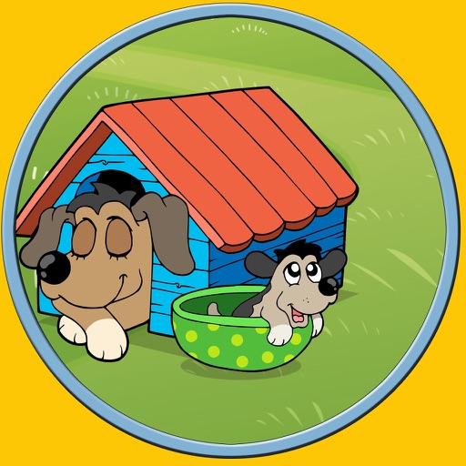 kids love dogs - no ads game for kids icon