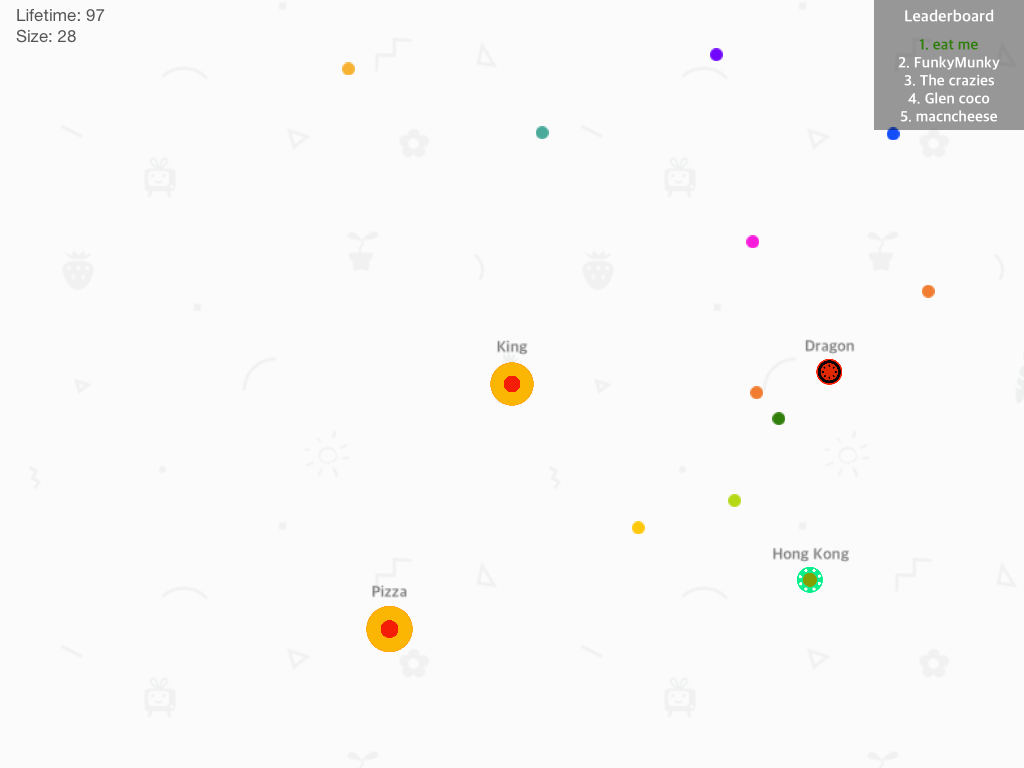 Crazy Dot Party: the kingdoms of dots ~ paradise of trivia game in blob.io version