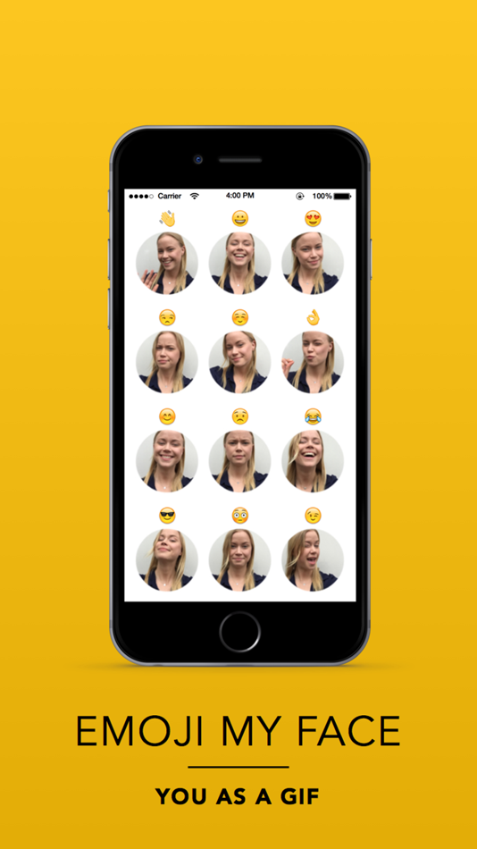 Emoji Face Keyboard — You as a GIF in iMessage - 1.1 - (iOS)