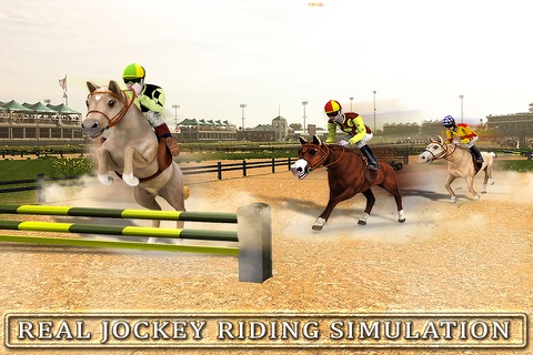 Horse Racing Simulator 3D - Real Jockey Riding Simulation Game on Mountains Derby Track screenshot 3