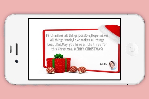 Christmas Wishes Cards Maker screenshot 4