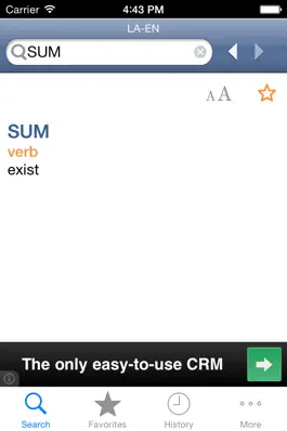 Game screenshot Latin<>English Dictionary apk