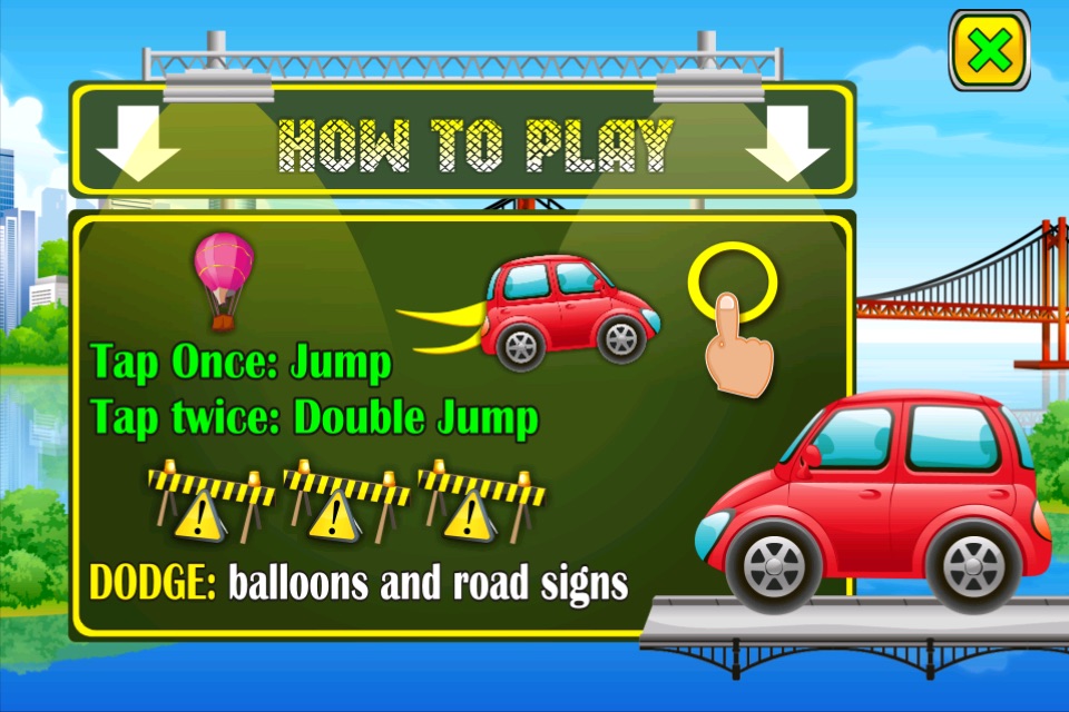 Car Bridge Jump screenshot 2