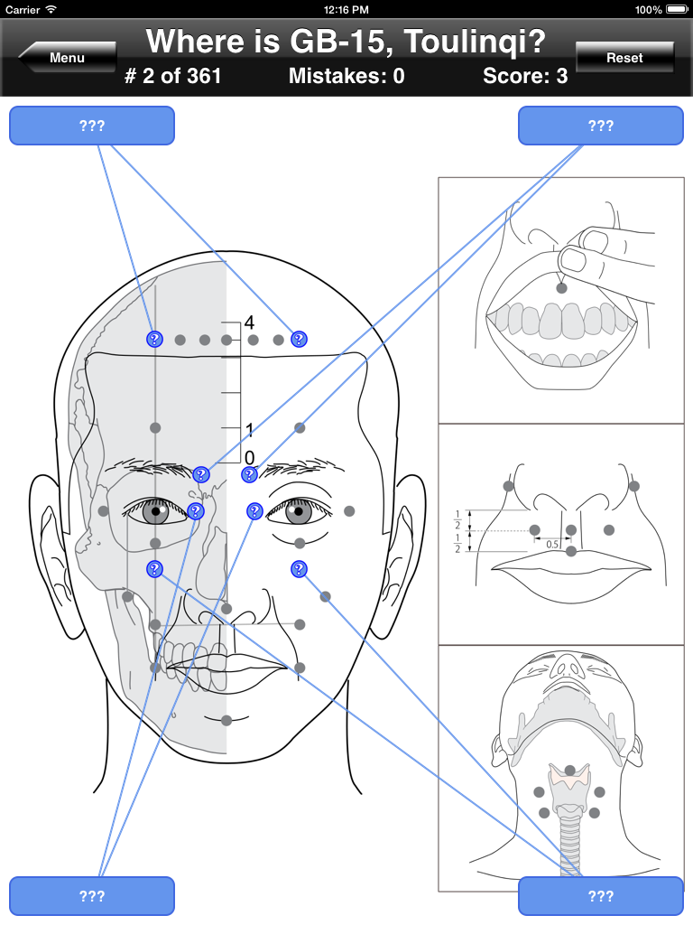 Acupuncture Points Body Quiz