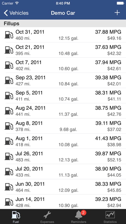 CarXpenses screenshot-3