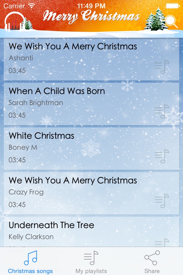 Best Christmas Songs screenshot 2
