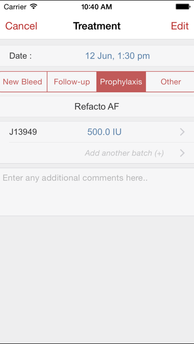 Screenshot #3 pour Haemtrack
