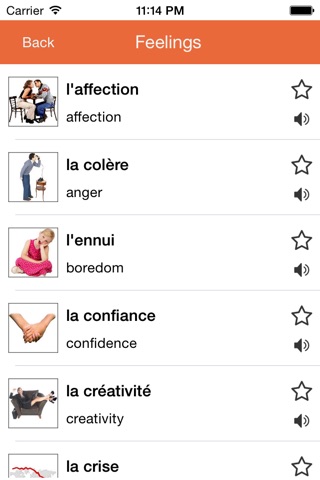 French vocabulary handbook - FREE screenshot 3