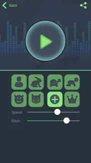 simple voice changer - sound recorder editor with male female audio effects for singing iphone screenshot 2