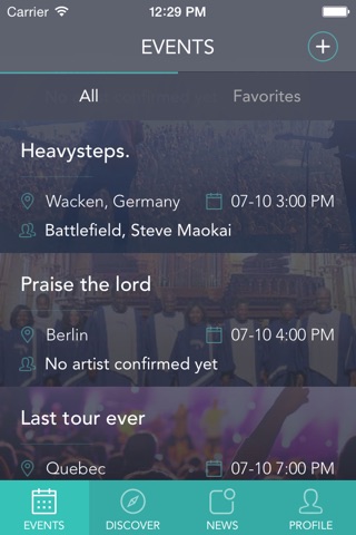 Eventago screenshot 2