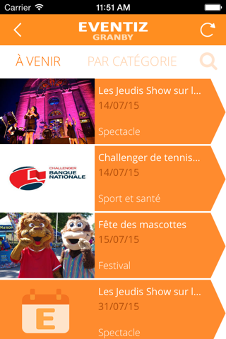 Eventiz - Granby screenshot 2