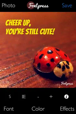 Game screenshot Fontpress Lite: Text on Photos mod apk