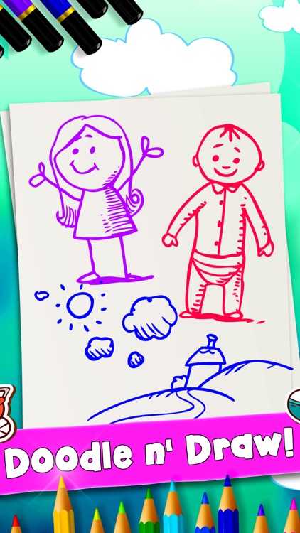 Color & Draw - Doodle Paint screenshot-3