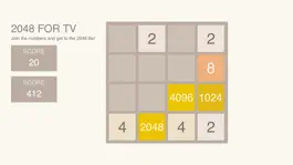 Game screenshot 2048 for tv mod apk
