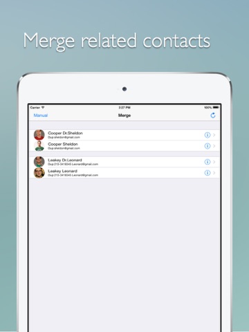 Screenshot #6 pour Remove duplicate contacts  -- Support backup and merge now!