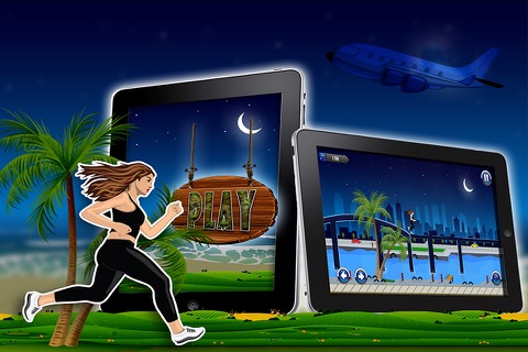 Amateur Lady Run : Moon Night Escape Challenge Pro screenshot 3