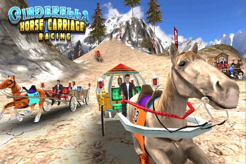 Cinderella Horse Cart Racing screenshot 4